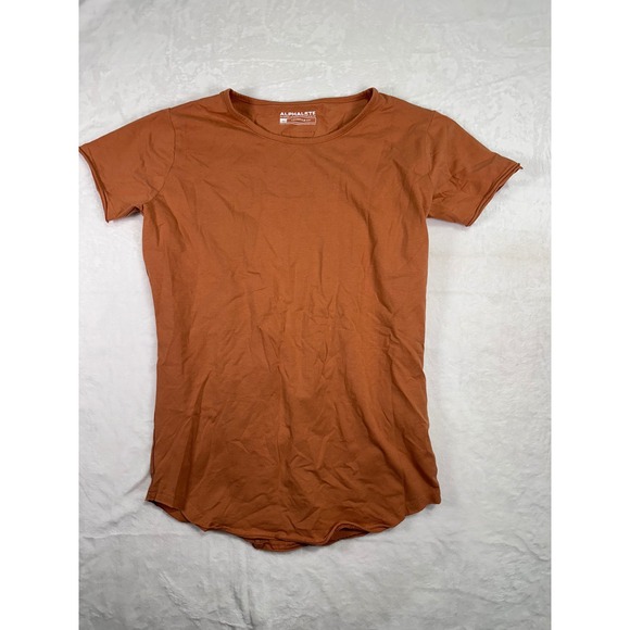 Alphalete Other - Alphalete Lifestyle Fit T-Shirt Small Burnt Orange Curved Hem Mens
